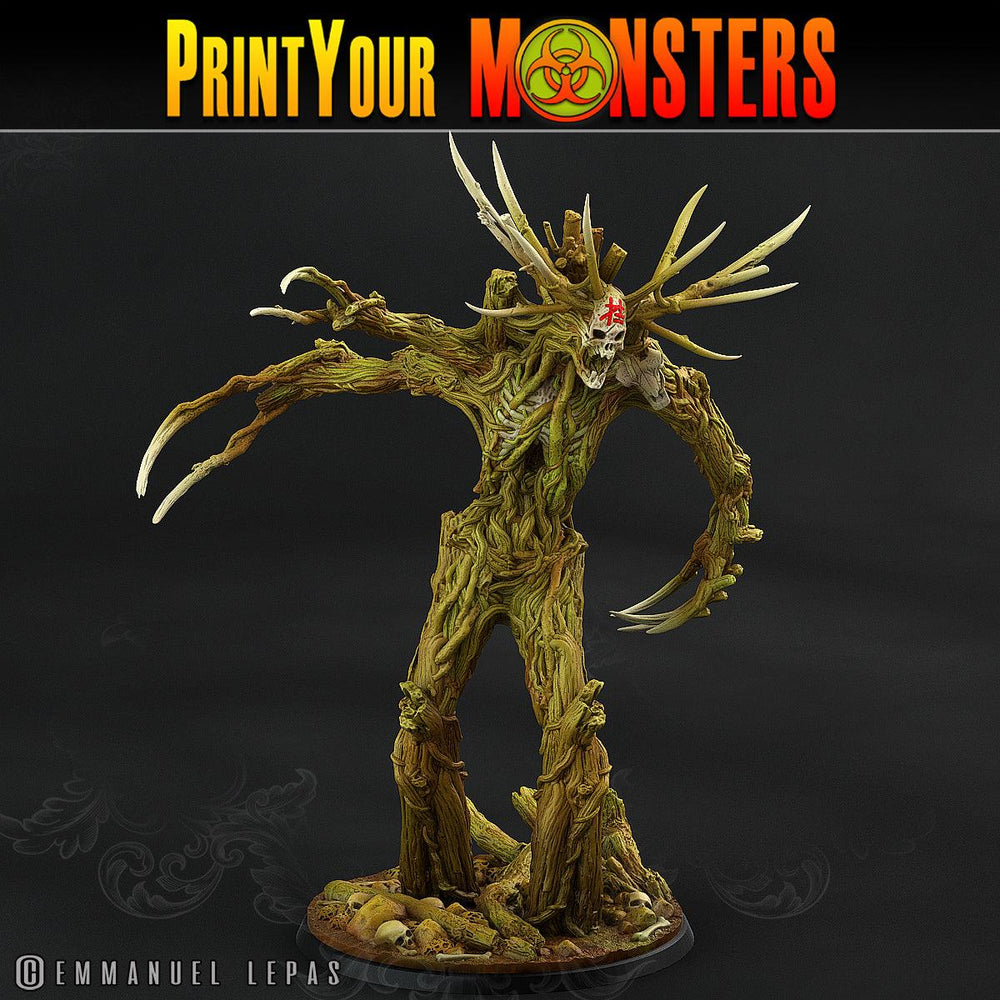 3D Printed Print Your Monsters Undead Treants The Shadowcreep Wood Set 28mm - 32mm D&D Wargaming (Online Only)