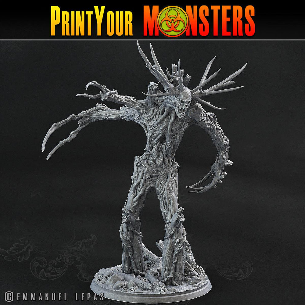 3D Printed Print Your Monsters Undead Treants The Shadowcreep Wood Set 28mm - 32mm D&D Wargaming (Online Only)