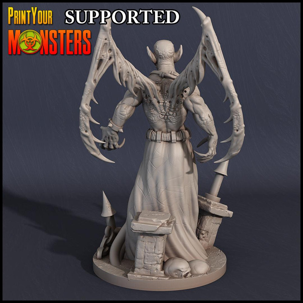 3D Printed Print Your Monsters Vampire Lord 28mm - 32mm D&D Wargaming (Online Only)