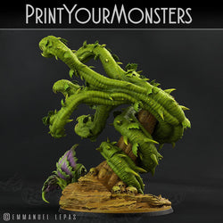 3D Printed Print Your Monsters Verdant Hydra Carniflora Jungle Predators 28mm - 32mm D&D Wargaming (Online Only)