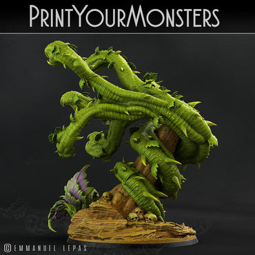 3D Printed Print Your Monsters Verdant Hydra Carniflora Jungle Predators 28mm - 32mm D&D Wargaming (Online Only)