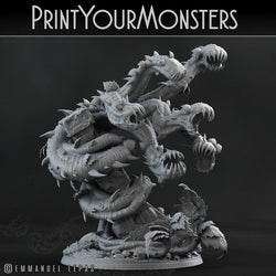 3D Printed Print Your Monsters Verdant Hydra Carniflora Jungle Predators 28mm - 32mm D&D Wargaming (Online Only)