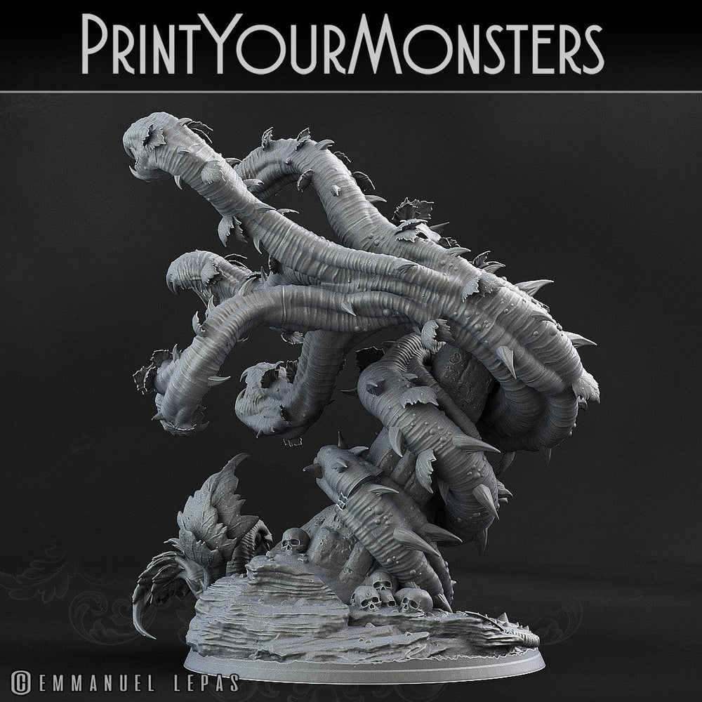 3D Printed Print Your Monsters Verdant Hydra Carniflora Jungle Predators 28mm - 32mm D&D Wargaming (Online Only)