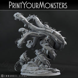 3D Printed Print Your Monsters Verdant Hydra Carniflora Jungle Predators 28mm - 32mm D&D Wargaming (Online Only)