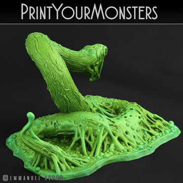3D Printed Print Your Monsters Viper Ooze Total Serpents 28mm - 32mm D&D Wargaming (Online Only)