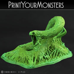 3D Printed Print Your Monsters Viper Ooze Total Serpents 28mm - 32mm D&D Wargaming (Online Only)