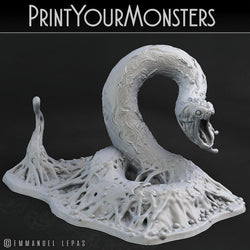3D Printed Print Your Monsters Viper Ooze Total Serpents 28mm - 32mm D&D Wargaming (Online Only)