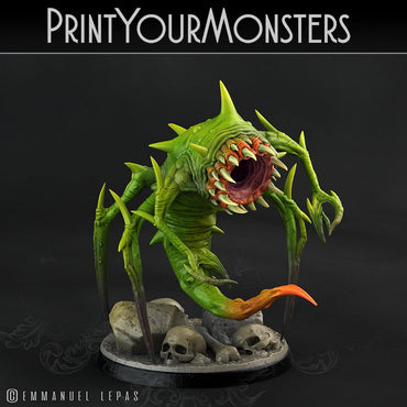 3D Printed Print Your Monsters Void Tyrant Worms Subterranean Terrors 28mm - 32mm D&D Wargaming (Online Only)