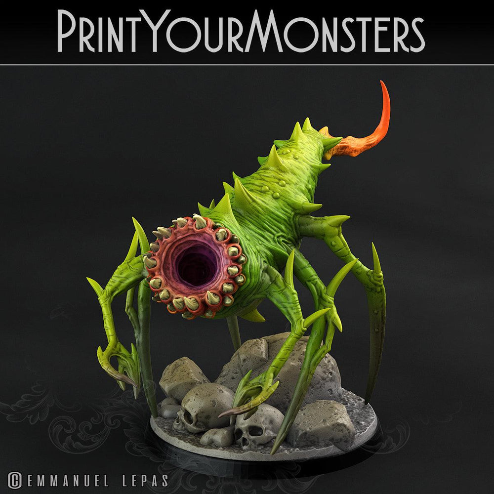 3D Printed Print Your Monsters Void Tyrant Worms Subterranean Terrors 28mm - 32mm D&D Wargaming (Online Only)