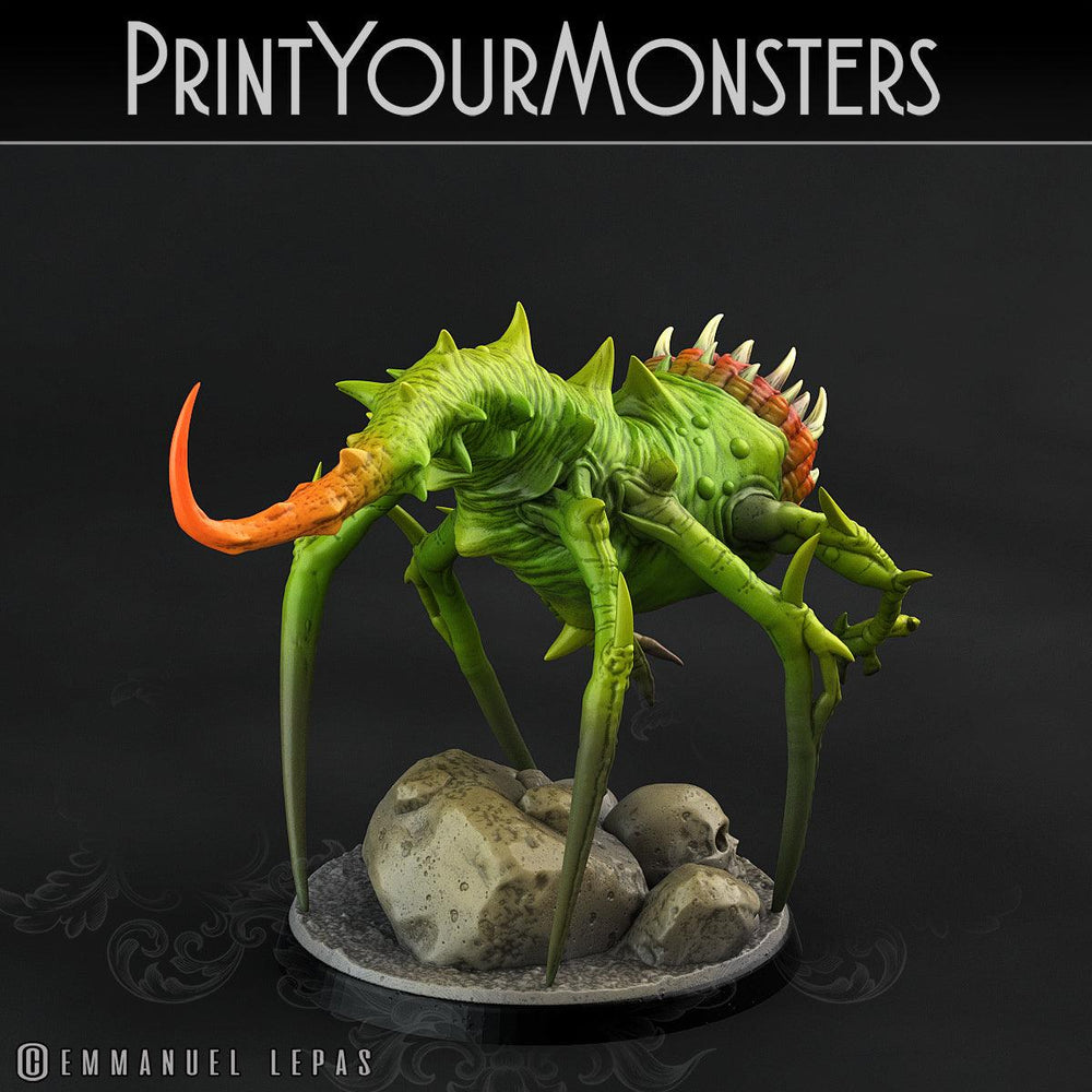 3D Printed Print Your Monsters Void Tyrant Worms Subterranean Terrors 28mm - 32mm D&D Wargaming (Online Only)