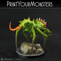 3D Printed Print Your Monsters Void Tyrant Worms Subterranean Terrors 28mm - 32mm D&D Wargaming (Online Only)