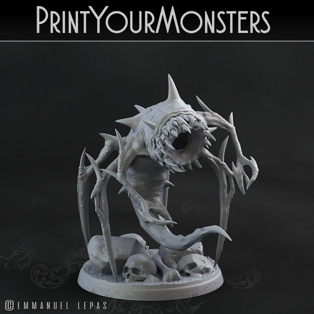 3D Printed Print Your Monsters Void Tyrant Worms Subterranean Terrors 28mm - 32mm D&D Wargaming (Online Only)