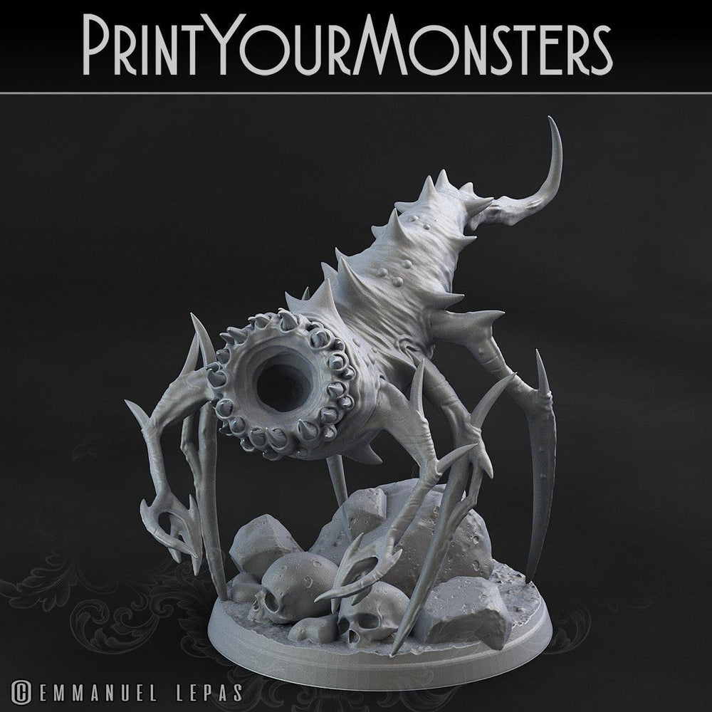 3D Printed Print Your Monsters Void Tyrant Worms Subterranean Terrors 28mm - 32mm D&D Wargaming (Online Only)