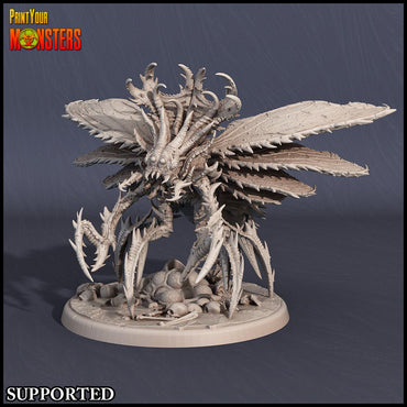 3D Printed Print Your Monsters Wasp Bee Queen The Infernal Hive 28mm - 32mm D&D Wargaming (Online Only)