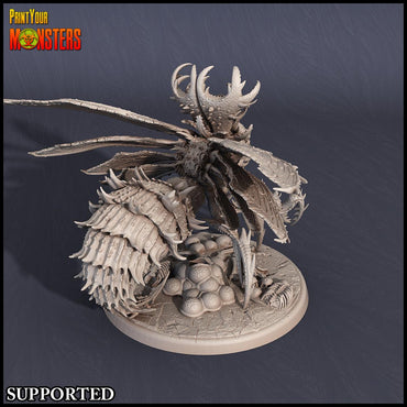 3D Printed Print Your Monsters Wasp Bee Queen The Infernal Hive 28mm - 32mm D&D Wargaming (Online Only)