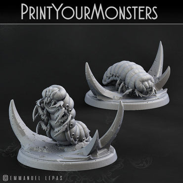 3D Printed Print Your Monsters Wasp Larva The Infernal Hive 28mm - 32mm D&D Wargaming (Online Only)