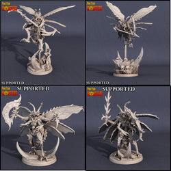 3D Printed Print Your Monsters Wasp Warrior Set The Infernal Hive 28mm - 32mm D&D Wargaming (Online Only)