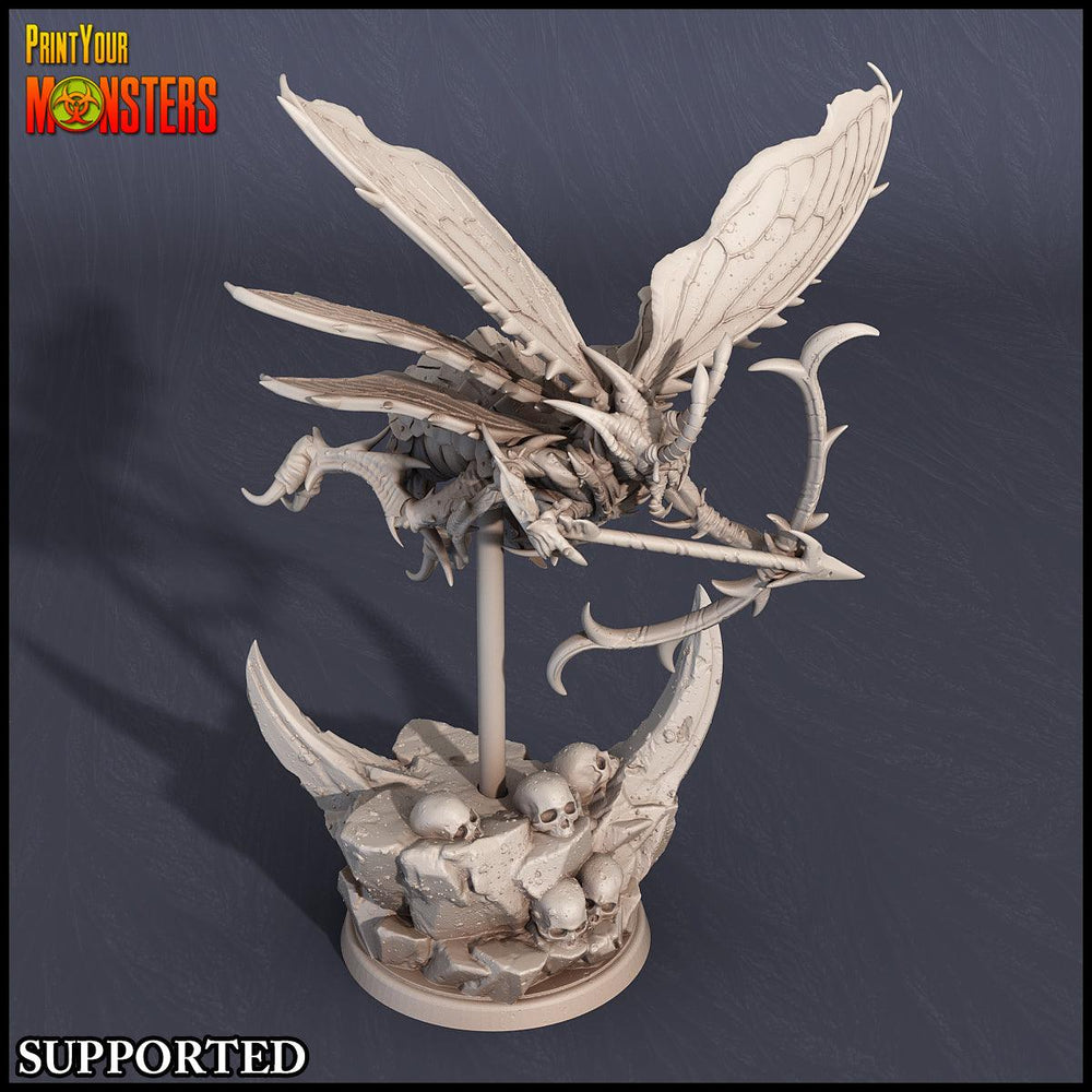 3D Printed Print Your Monsters Wasp Warrior Set The Infernal Hive 28mm - 32mm D&D Wargaming (Online Only)