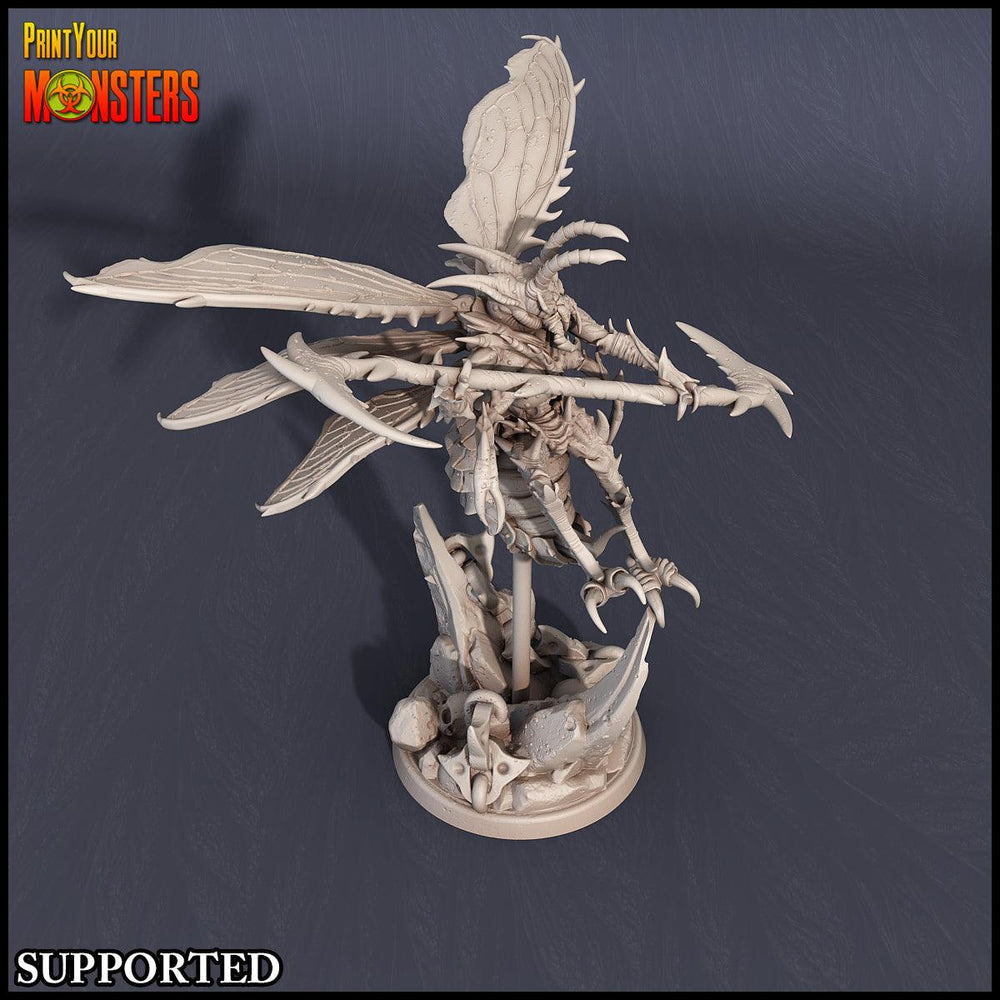 3D Printed Print Your Monsters Wasp Warrior Set The Infernal Hive 28mm - 32mm D&D Wargaming (Online Only)