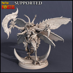 3D Printed Print Your Monsters Wasp Warrior Set The Infernal Hive 28mm - 32mm D&D Wargaming (Online Only)