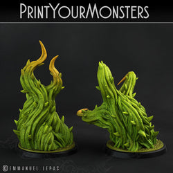 3D Printed Print Your Monsters Whipfang Vines Carniflora Jungle Predators 28mm - 32mm D&D Wargaming (Online Only)