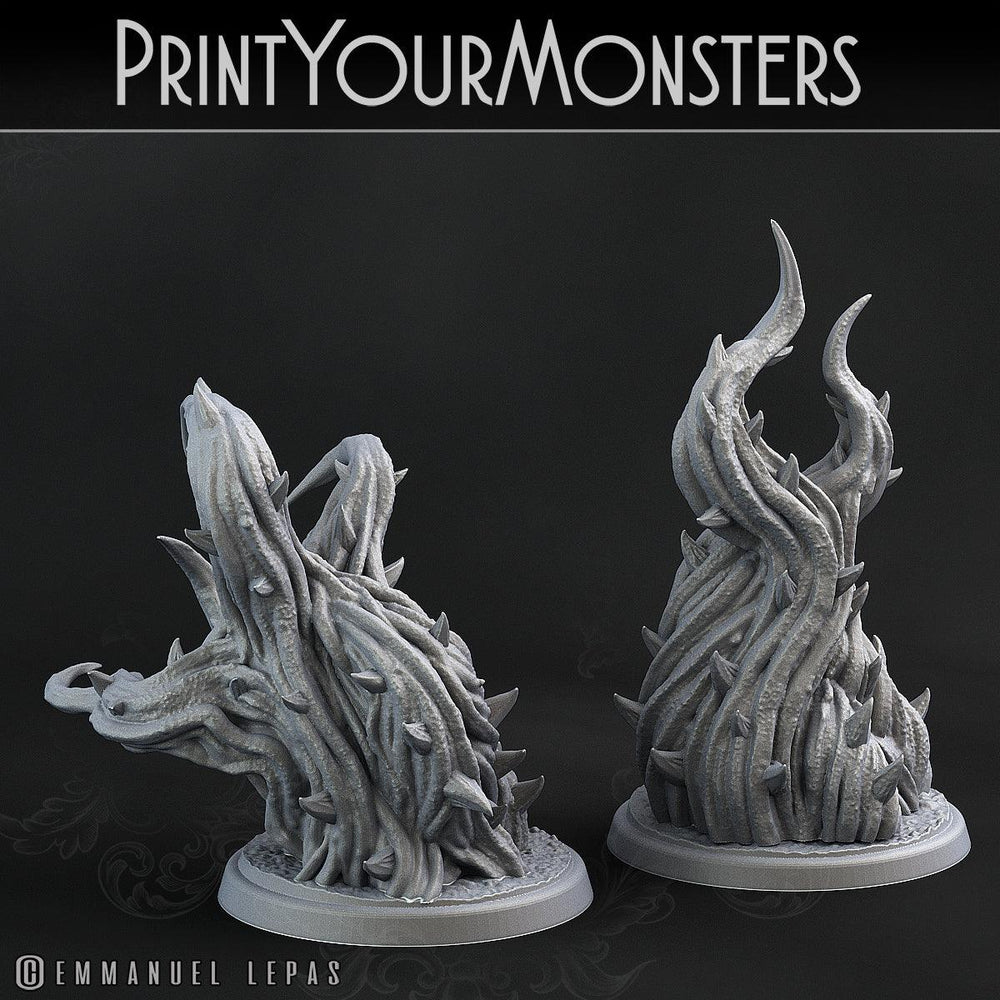 3D Printed Print Your Monsters Whipfang Vines Carniflora Jungle Predators 28mm - 32mm D&D Wargaming (Online Only)
