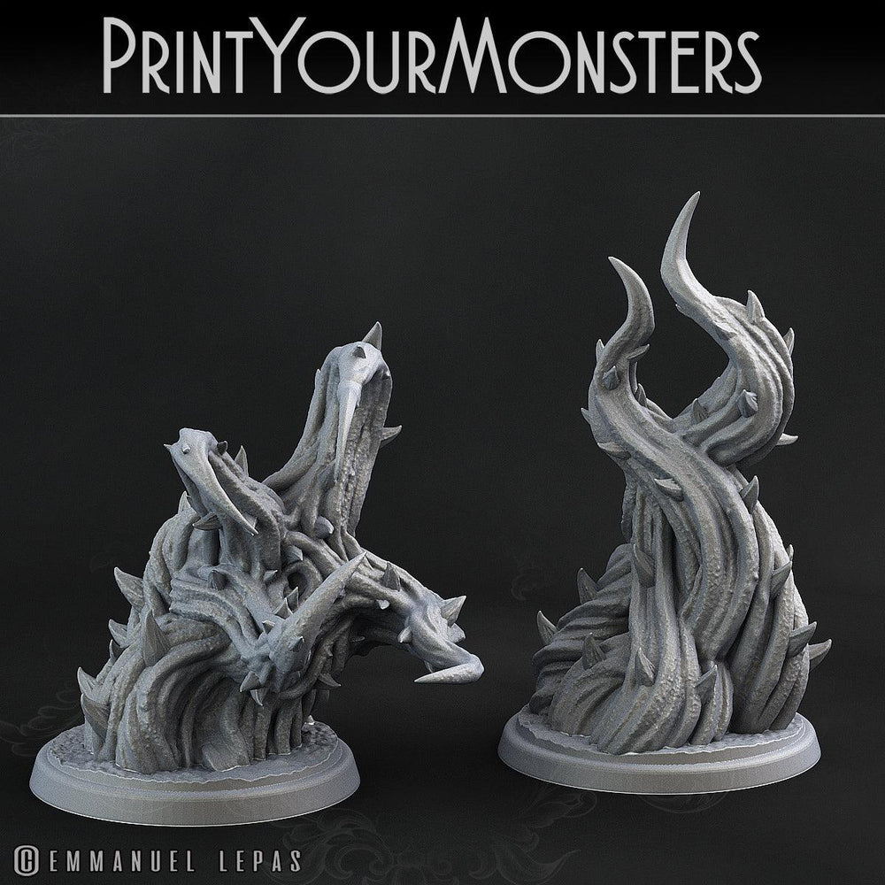 3D Printed Print Your Monsters Whipfang Vines Carniflora Jungle Predators 28mm - 32mm D&D Wargaming (Online Only)
