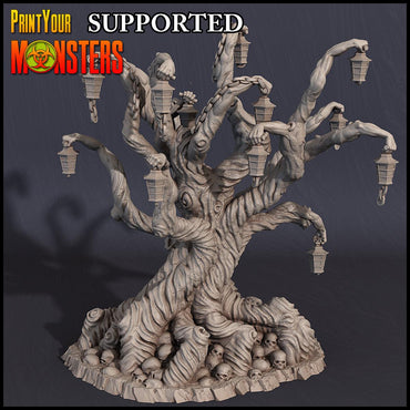 3D Printed Print Your Monsters Witches Hunted Willow Tree Witches Pack 28mm - 32mm D&D Wargaming (Online Only)