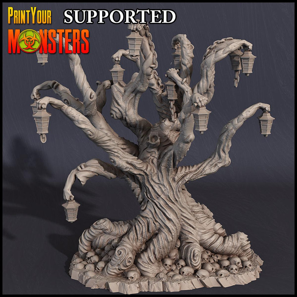 3D Printed Print Your Monsters Witches Hunted Willow Tree Witches Pack 28mm - 32mm D&D Wargaming (Online Only)