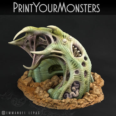 3D Printed Print Your Monsters Zombie Worm Total Worms 2 Set 28mm - 32mm D&D Wargaming (Online Only)