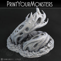 3D Printed Print Your Monsters Zombie Worm Total Worms 2 Set 28mm - 32mm D&D Wargaming (Online Only)