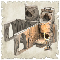 3D Printed SAWANT3D Abandoned Base of Space Elves Set 28 32mm Ragnarok d&d (Online Only)