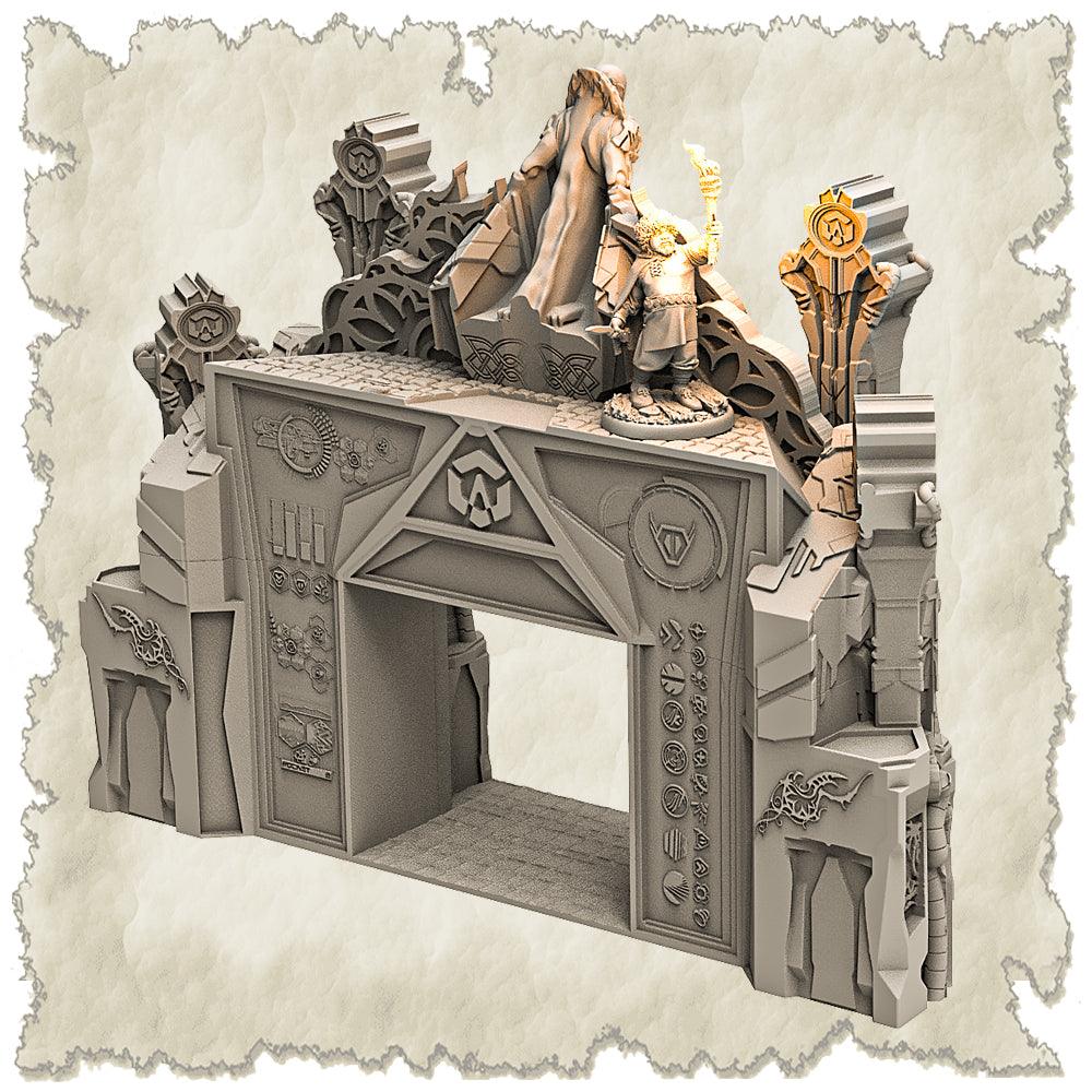 3D Printed SAWANT3D Abandoned Base of Space Elves Set 28 32mm Ragnarok d&d (Online Only)