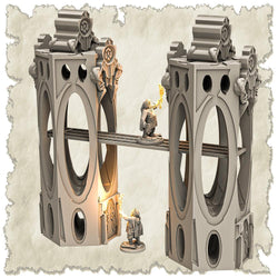 3D Printed SAWANT3D Abandoned Base of Space Elves Set 28 32mm Ragnarok d&d (Online Only)