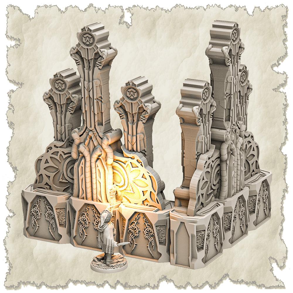 3D Printed SAWANT3D Abandoned Base of Space Elves Set 28 32mm Ragnarok d&d (Online Only)