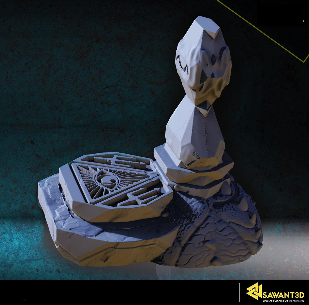 3D Printed SAWANT3D Altar of Neptune 28 32mm Ragnarok d&d (Online Only)
