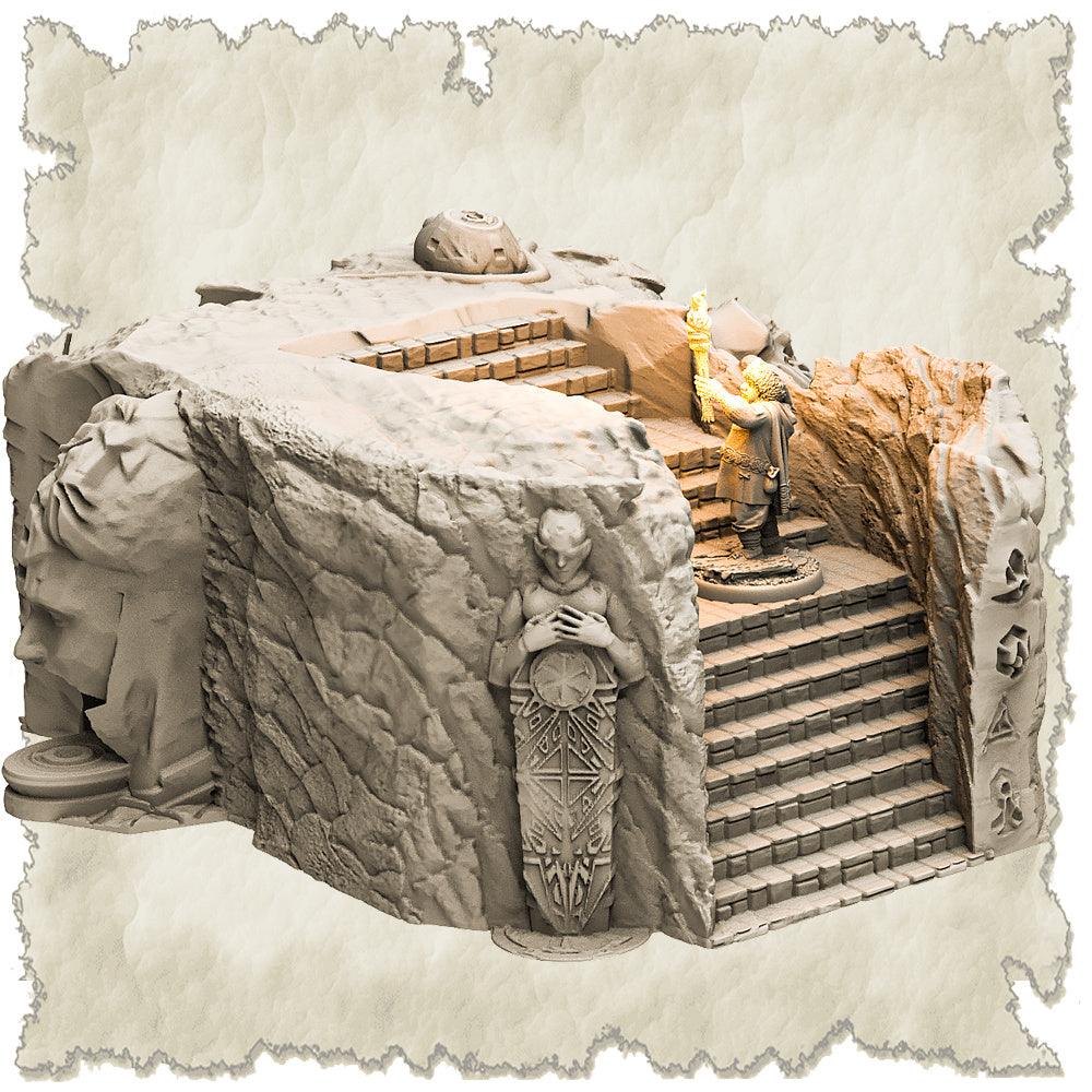 3D Printed SAWANT3D Dangerous Temple 28 32mm D&D (Online Only)