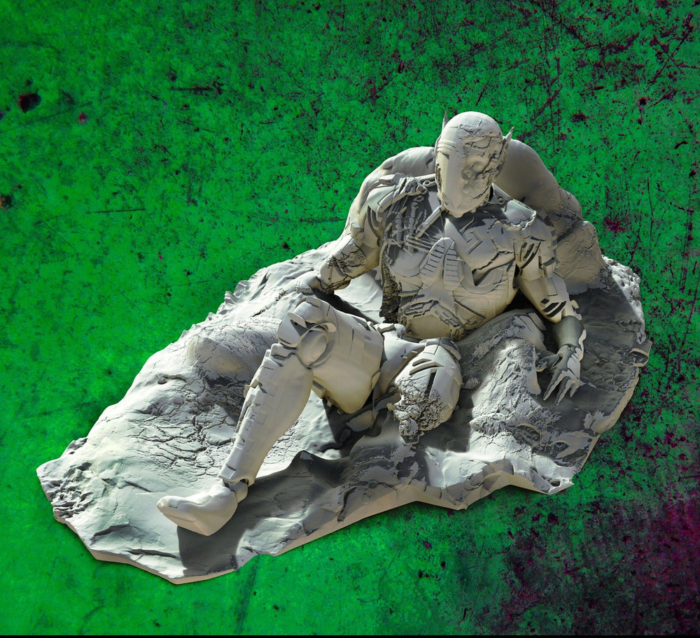 3D Printed SAWANT3D Dying Space Elf 28 32mm D&D (Online Only)