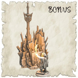 3D Printed SAWANT3D Frosty Land Set 28 32mm Ragnarok d&d (Online Only)