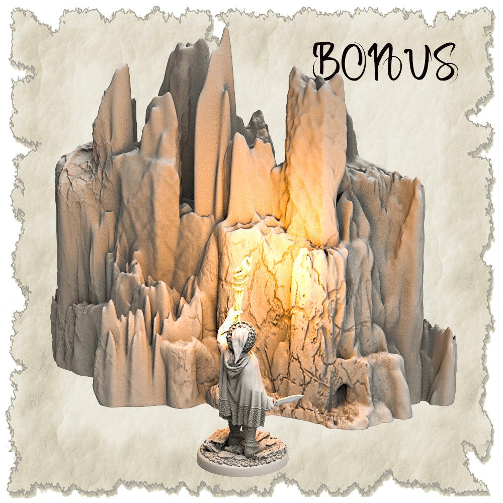 3D Printed SAWANT3D Frosty Land Set 28 32mm Ragnarok d&d (Online Only)