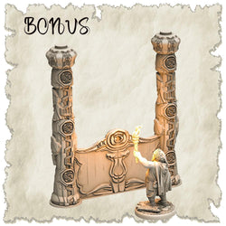 3D Printed SAWANT3D Frosty Land Set 28 32mm Ragnarok d&d (Online Only)