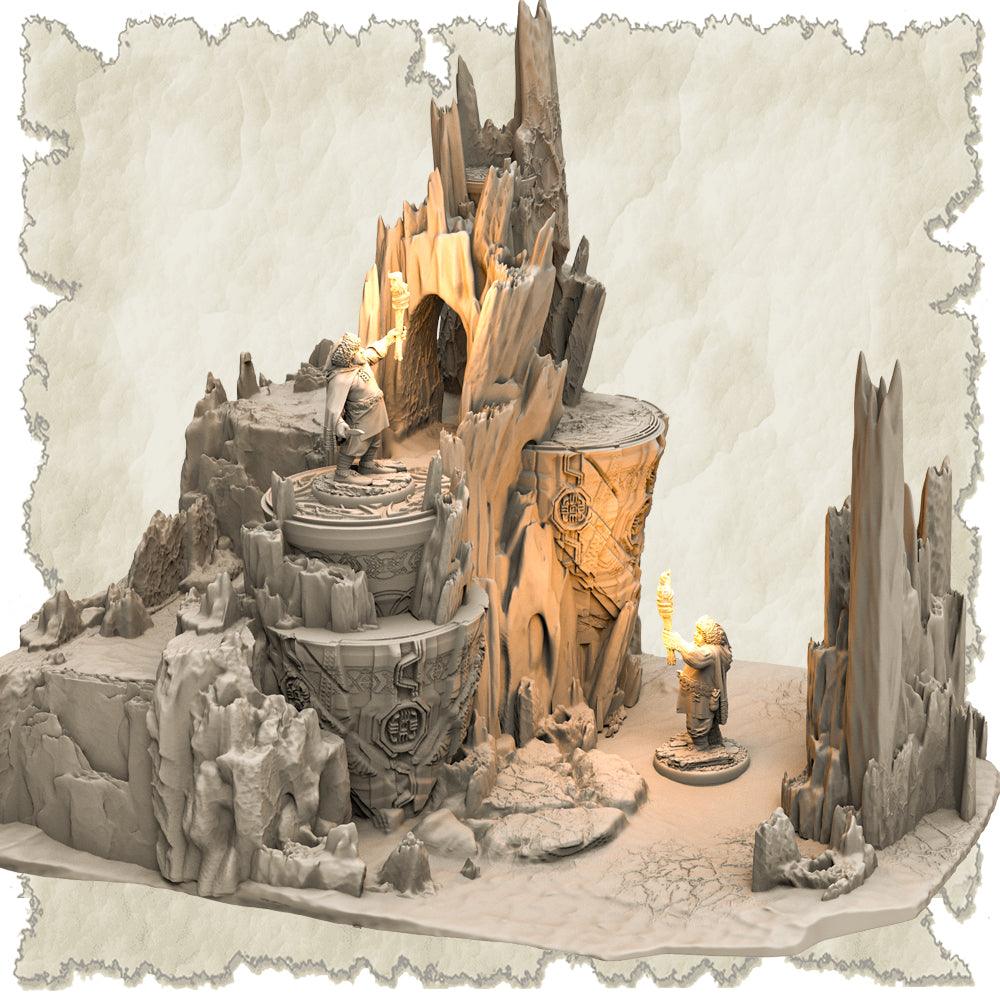3D Printed SAWANT3D Frosty Land Set 28 32mm Ragnarok d&d (Online Only)