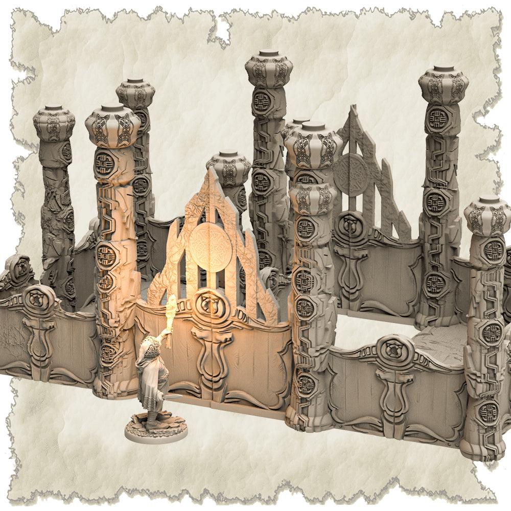 3D Printed SAWANT3D Frosty Land Set 28 32mm Ragnarok d&d (Online Only)