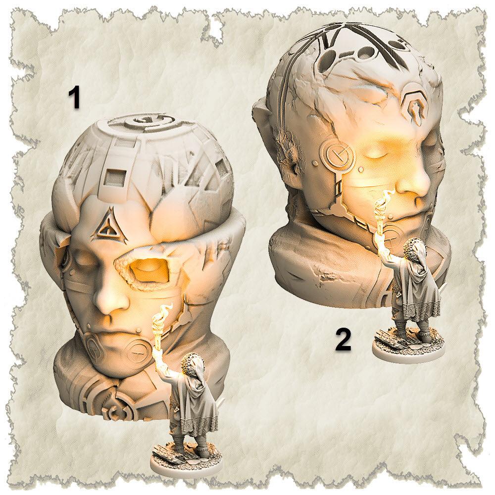 3D Printed SAWANT3D Head Space Sculpture Set 28 32mm Ragnarok d&d (Online Only)