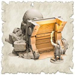 3D Printed SAWANT3D Shrine on Mars 28 32mm Ragnarok d&d (Online Only)