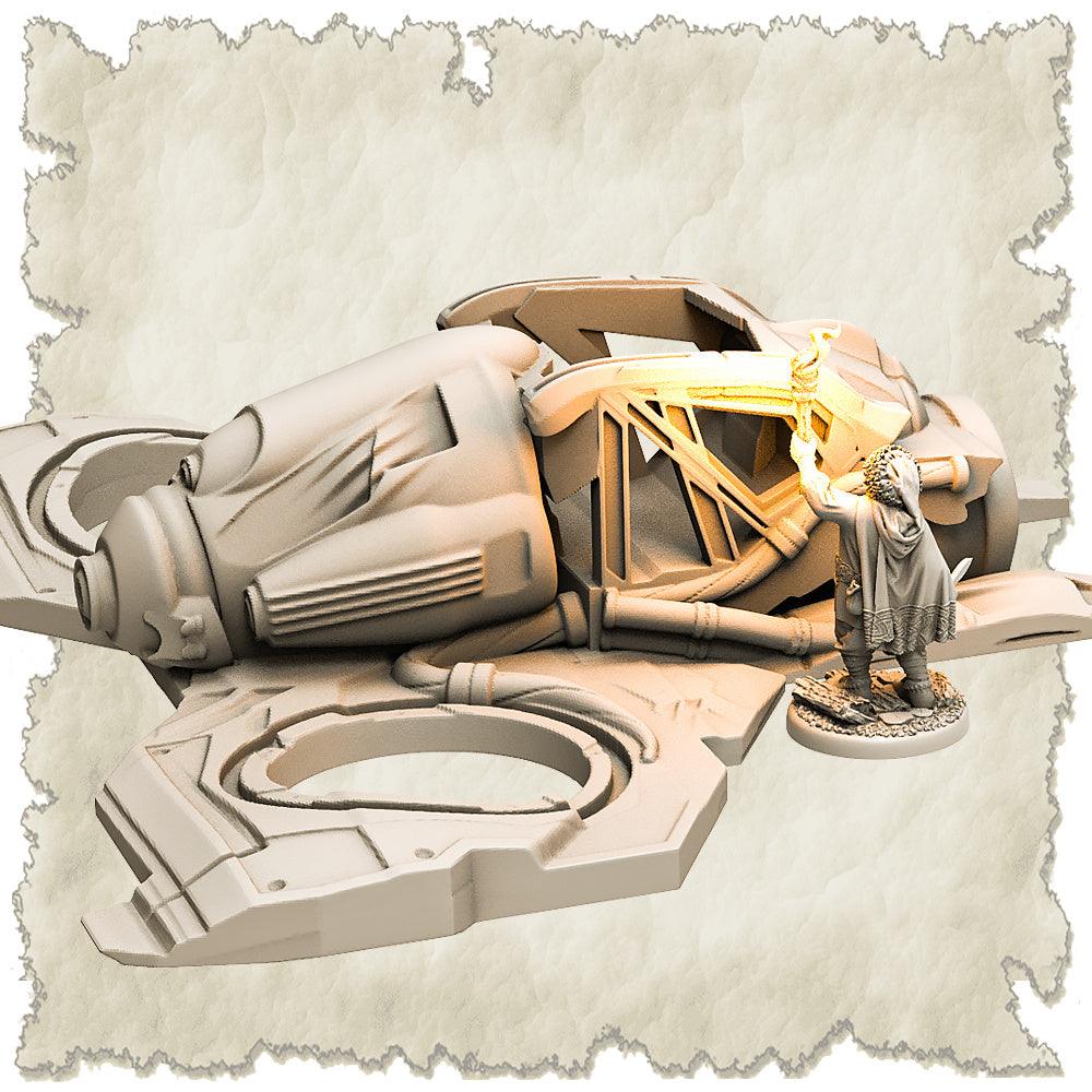 3D Printed SAWANT3D Space Speeder Spaceship 28 32mm Ragnarok d&d (Online Only)