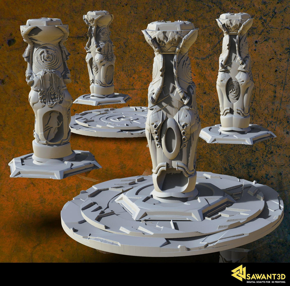 3D Printed SAWANT3D Statue of Power 28 32mm Ragnarok d&d (Online Only)