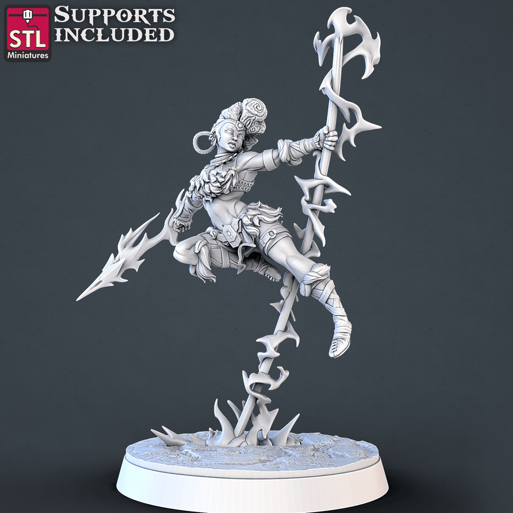 3D Printed STL Miniatures Acrobat DnD Tribute Set 28mm - 32mm War Gaming D&D (Online Only)