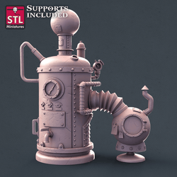 3D Printed STL Miniatures Alchemist Set  28mm - 32mm War Gaming D&D (Online Only)