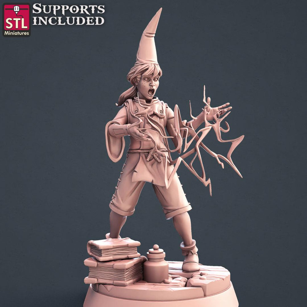3D Printed STL Miniatures Apprentice Set  28mm - 32mm War Gaming D&D (Online Only)